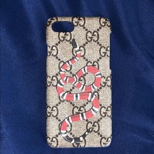 Gucci iphone 7&8 Kingsnake print case